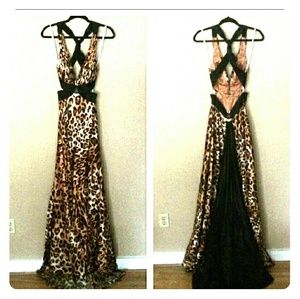 Cheetah dress, from Cache. Size 0